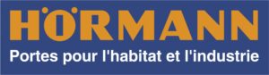 Logo Hörmann, spécialiste des portes de garage et d'entrée de qualité installées par Trigoni.