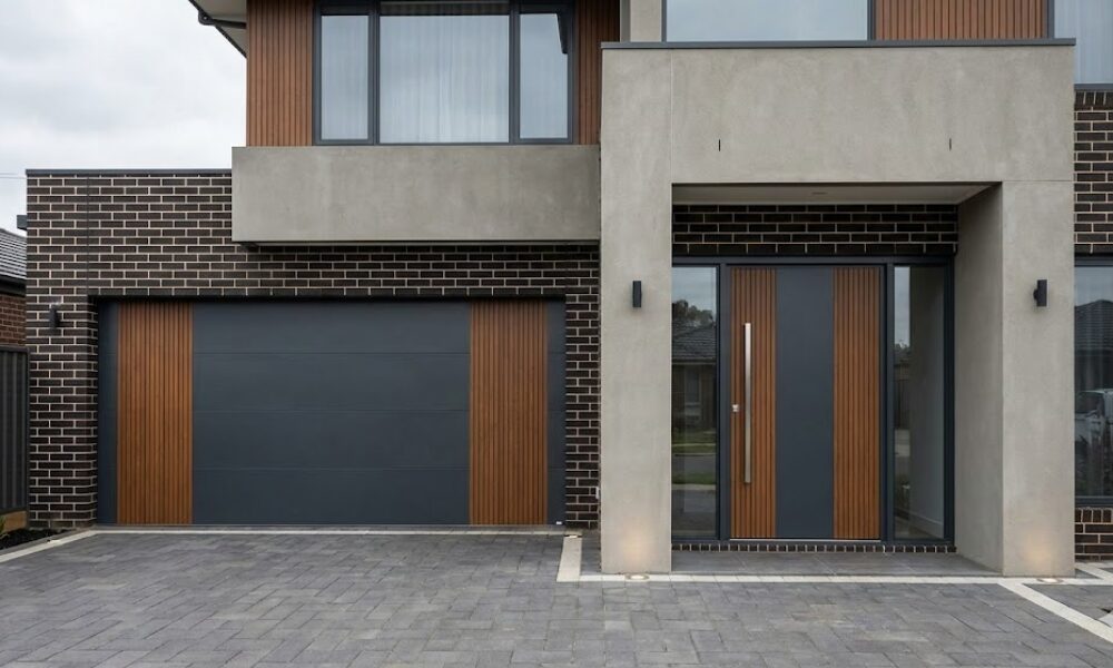 Portes de garage Belgique Automatique assortie aux chassis